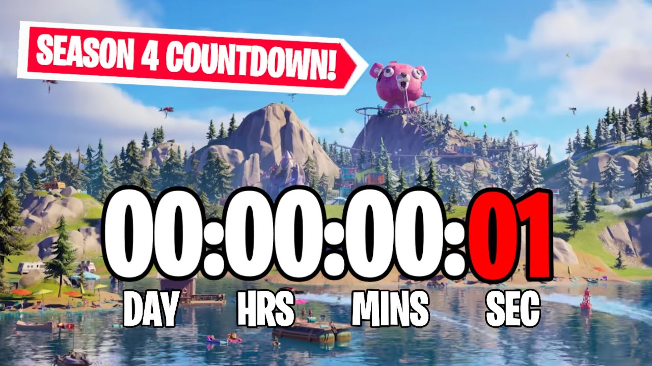 FORTNITE SEASON 4 COUNTDOWN LIVE🔴 24/7, Fortnite Countdown Till Chapter 3 Season 4 YouTube