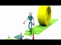 Walk cycle and balance animation ncca