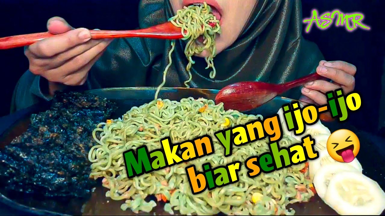 ASMR MAKANAN SEHAT SERBA HIJAU ASMR INDONESIA YouTube