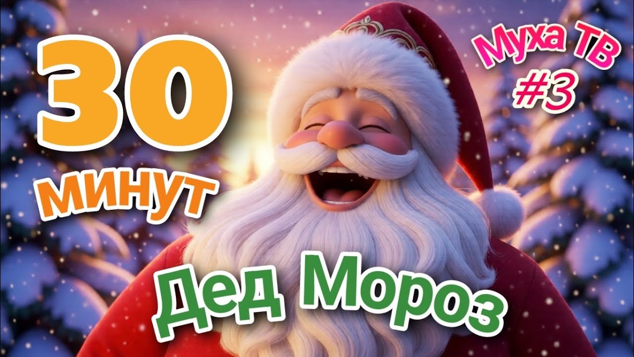 Дед Мороз и другие мультики! Сборник №3. Все песенки подряд! Муха ТВ