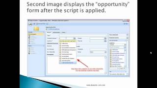 CRM Customization: Type Ahead Look Up Screen Shots Video