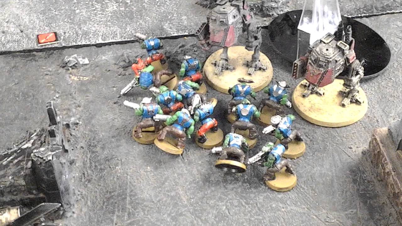 Warhammer 40k batrap orks vs imperial guard part 2
