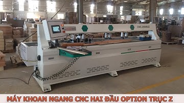 HOLZTEK. MÁY KHOAN NGANG CNC HAI ĐẦU OPTION TRỤC Z  HT-2500B2Z