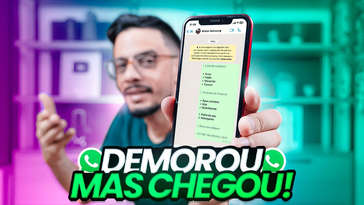 WHATSAPP atualizou e LIBEROU um Novo Recurso MUITO ESPERADO! - YouTube