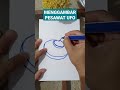 Menggambar pesawat ufo shorts drawing anakpintar kiddichannel