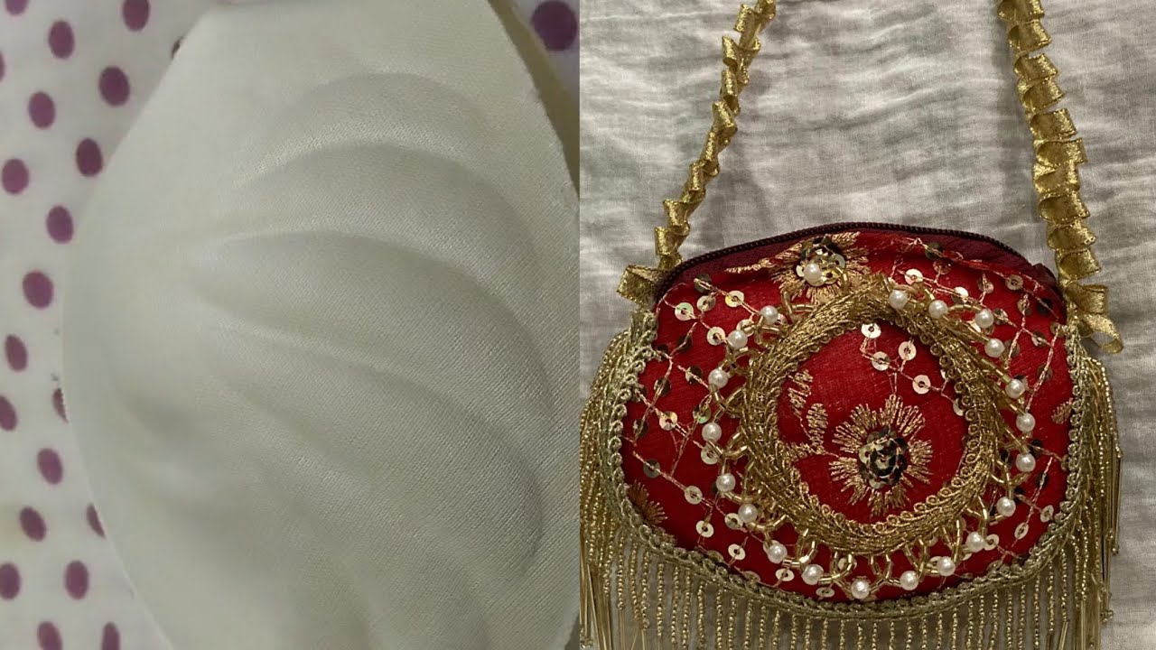 पैडेड कप से सुन्दर सा क्लच बैग👜 बनाये बहुत ही आसान तरीके से🙏♥👌