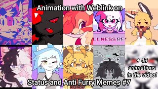 Animation With Weblink On Status And Anti Furry Memes Part 7
