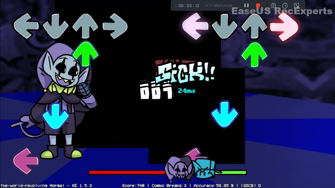 Jevil fnf gameplay KHB games YouTube