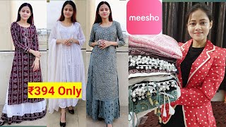 Meesho latest designer Kurta set haul/Kurta Skirt/Anarkali /kurti set Haul/ kurta Haul | Meesho Haul