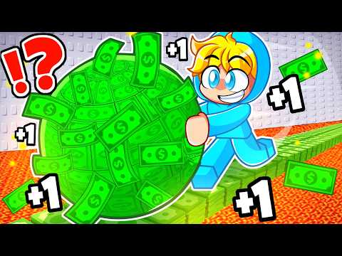 I MADE THE LARGEST MONEY BALL in Roblox!