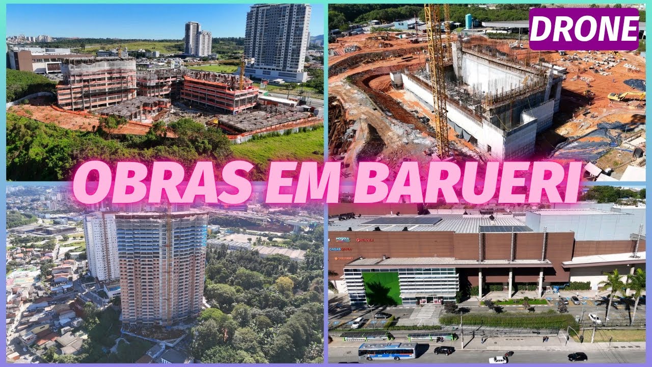 Drone em Barueri: Obras da primeira usina Waste To Energy da América Latina e mais - Grande SP