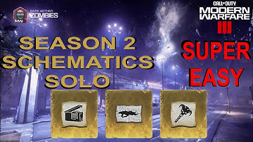 SEASON 2 DARK AETHER SCHEMATICS SOLO - MW3 ZOMBIES