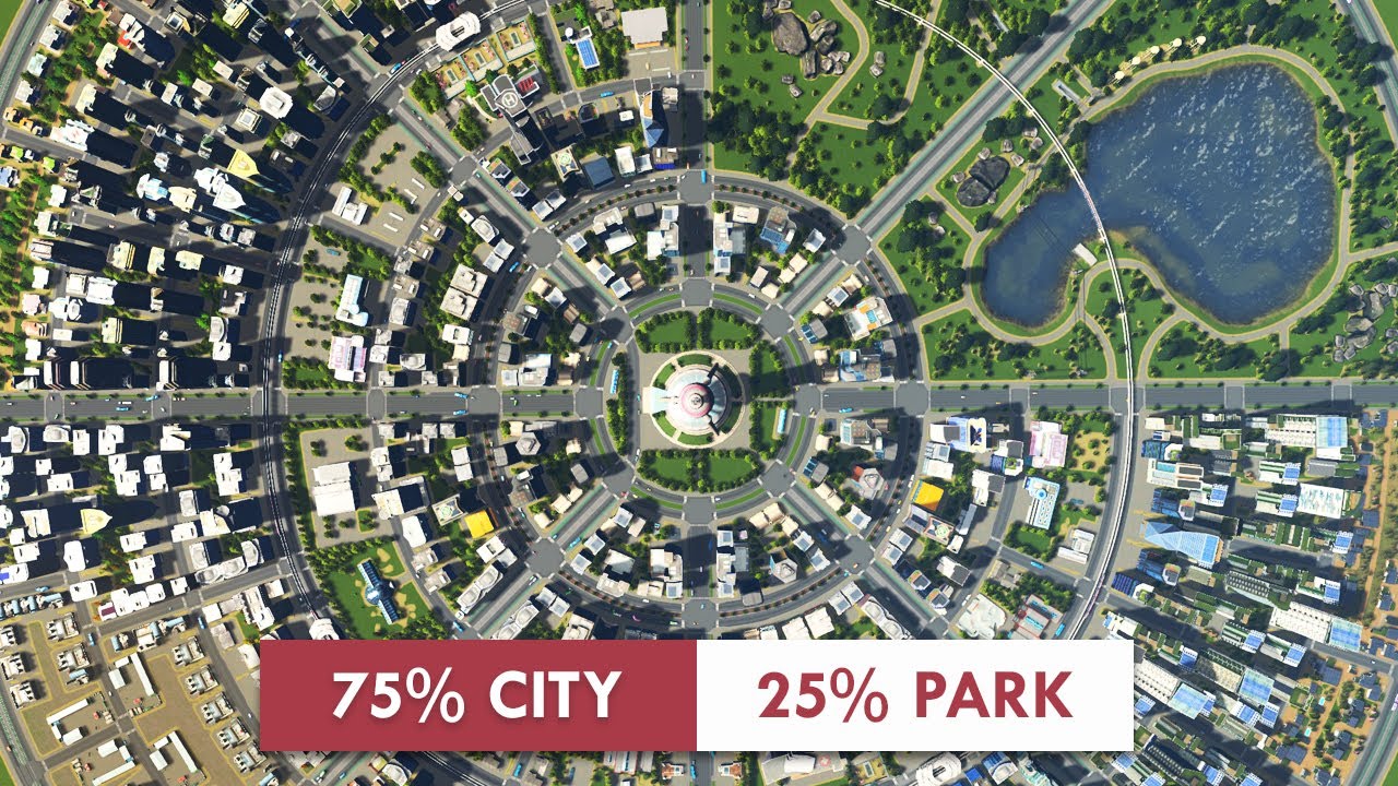 Quarter City  Cities: Skylines Easy Layout in 2 Hours (Timelapse Build) 