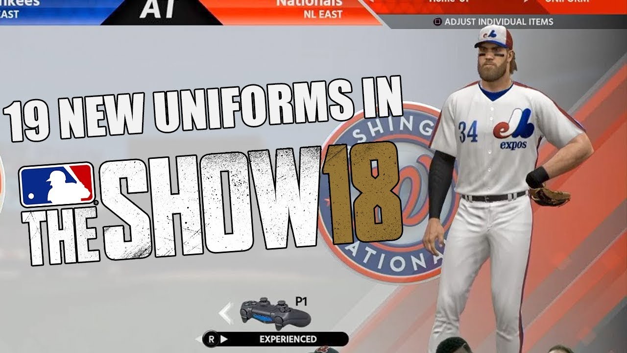 mlb the show 19 uniforms