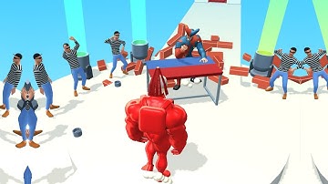 Muscle Rush Smash Running Game All levels 415 Gameplay Walkthrough Part 45