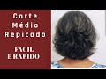 Corte médio repicado