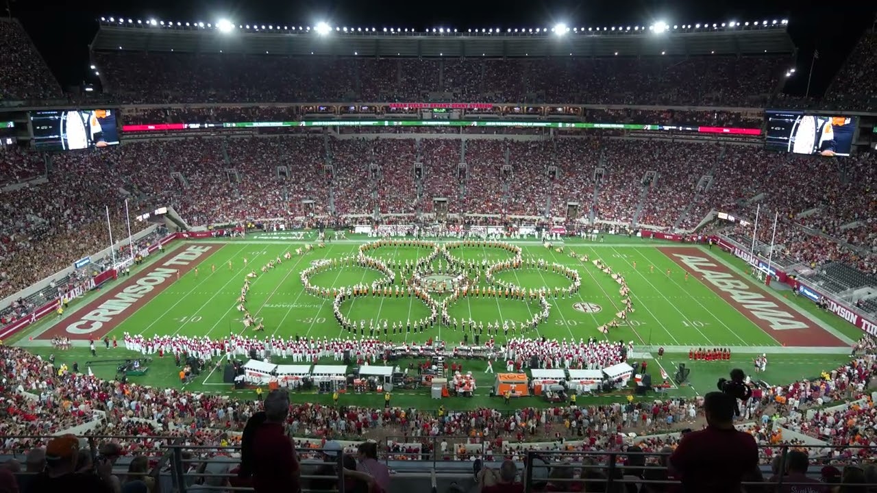 Watch University of Tennessee Marching Band Circle Drill performed at the University of Alabama 10/18/25 on YouTube Watch University of Tennessee Marching Band Circle Drill performed at the University of Alabama 10/18/25 on YouTube