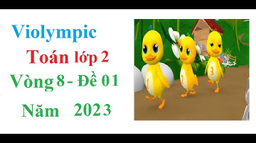 Hướng dẫn giải chi tiết violympic lớp 2 vòng 8 năm 2023  Violympic toán lớp 2 vòng 8 cấp Quận, huyện