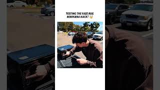 Testing FaZe Rug’s Viral Benihana Hack! 🤯🔥 #shorts #fazerug