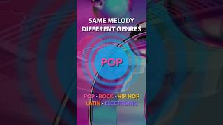 👉 🎧 One Melody. 5 Genres. #shorts #music #musicproduction #popmusic #hiphopmusic #electronicmusic
