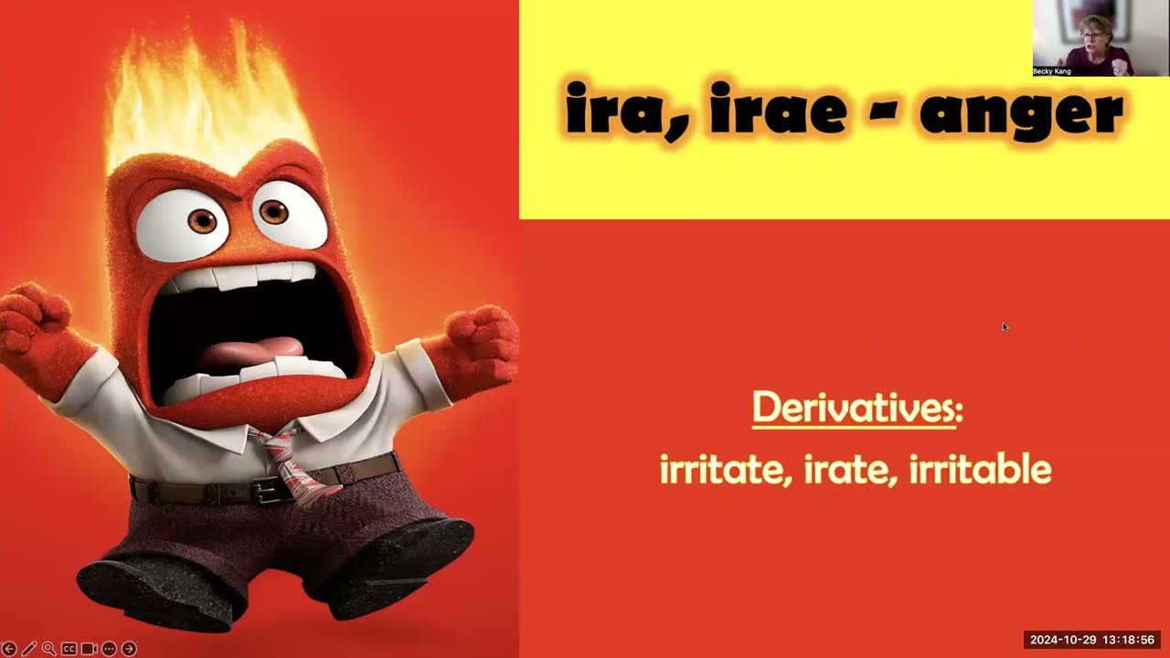 Begin Latin/Learn Roots Class 3 Review Verbs / Nouns