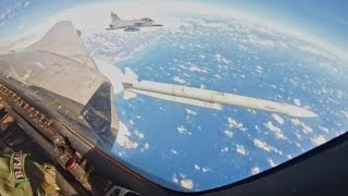 Brazilian Air Force fires Meteor BVR missile from Gripen 
