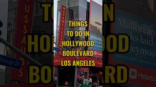 Explore Hollywood Boulevard: Guide to LA's Famous Strip | Walk of Fame & Iconic Spots #shorts #reels