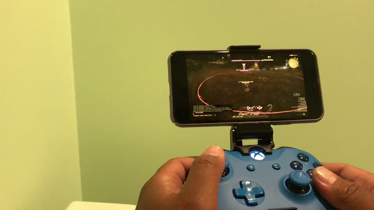 FFXIV on iPhone X (via Steam Link)