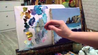 Алла Белопесоцкая видеоурок живопись маслом море Alla Belopesotsky tutorial oil painting sea Алла Белопесоцкая видеоурок живопись маслом море Alla Belopesotsky tutorial oil painting sea