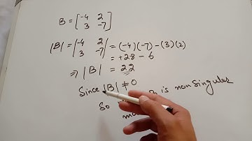 Multiplicative inverse of a matrix || maths class 9 || chapter 1 matrices || hindi/urdu