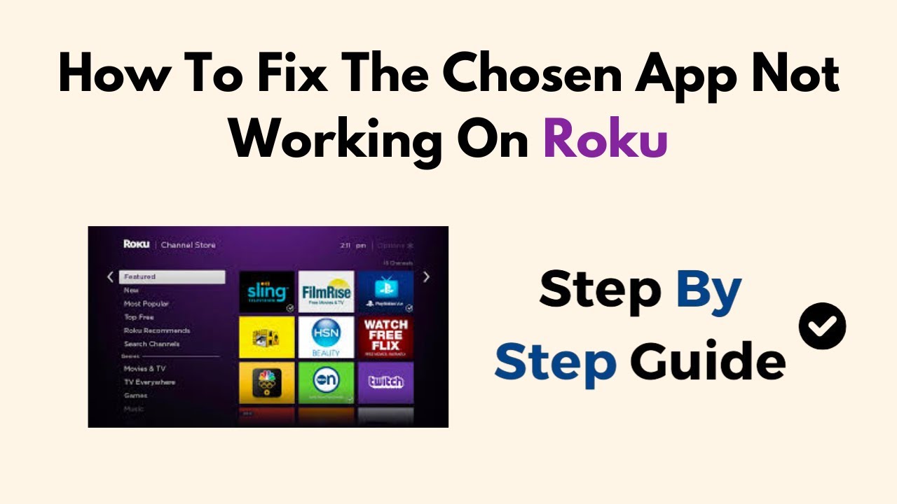 How To Fix The Chosen App Not Working On Roku - YouTube