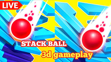 Stack Ball🏈🏉🏀 Gameplay🎮/Live Streaming #stackball #livestrem #shortlive #gaming #shorts