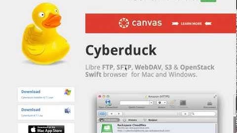 Blackboard: ShareStream upload via SFTP and CyberDuck