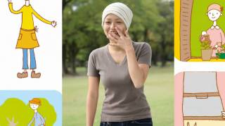 抗がん剤治療で脱毛時にかぶる医療用帽子55 SA2 ロールアップシャロット