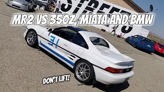 MR2 SW20 at Streets of Willow Track Day!