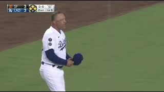 Famous Dave Roberts Got Ejected After This Play / Dodgers vs Giants Wealth