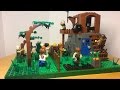 Лего самоделка #28 на тему зомби апокалипсис "домик на холме"
