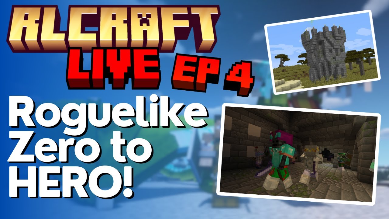 RLCRAFT LIVE Ep 4 - Smashing Roguelike Dungeons - YouTube