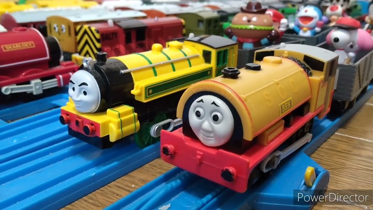 プラレールトーマス やったねビルとベン - YouTube