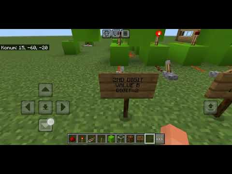 Simple half adder 2 bit in minecraft!