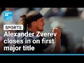 Alexander Zverev closes in on first major title after reaching French Open final • FRANCE 24