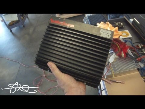 BONEYARD AMPS - Classic Rockford Fosgate Punch 150 BACK ... fosgate amp wiring diagram 