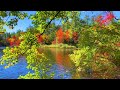 New Hampshire Lakes Region and Chesterfield Gorge. Autumn 2020