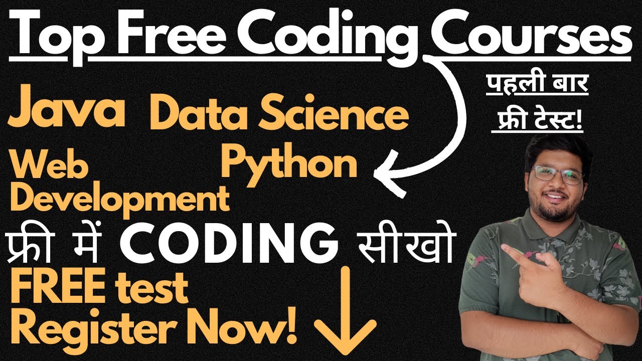 Get Top Coding Courses For FREE | Anyone Can Register | Free Test For ...