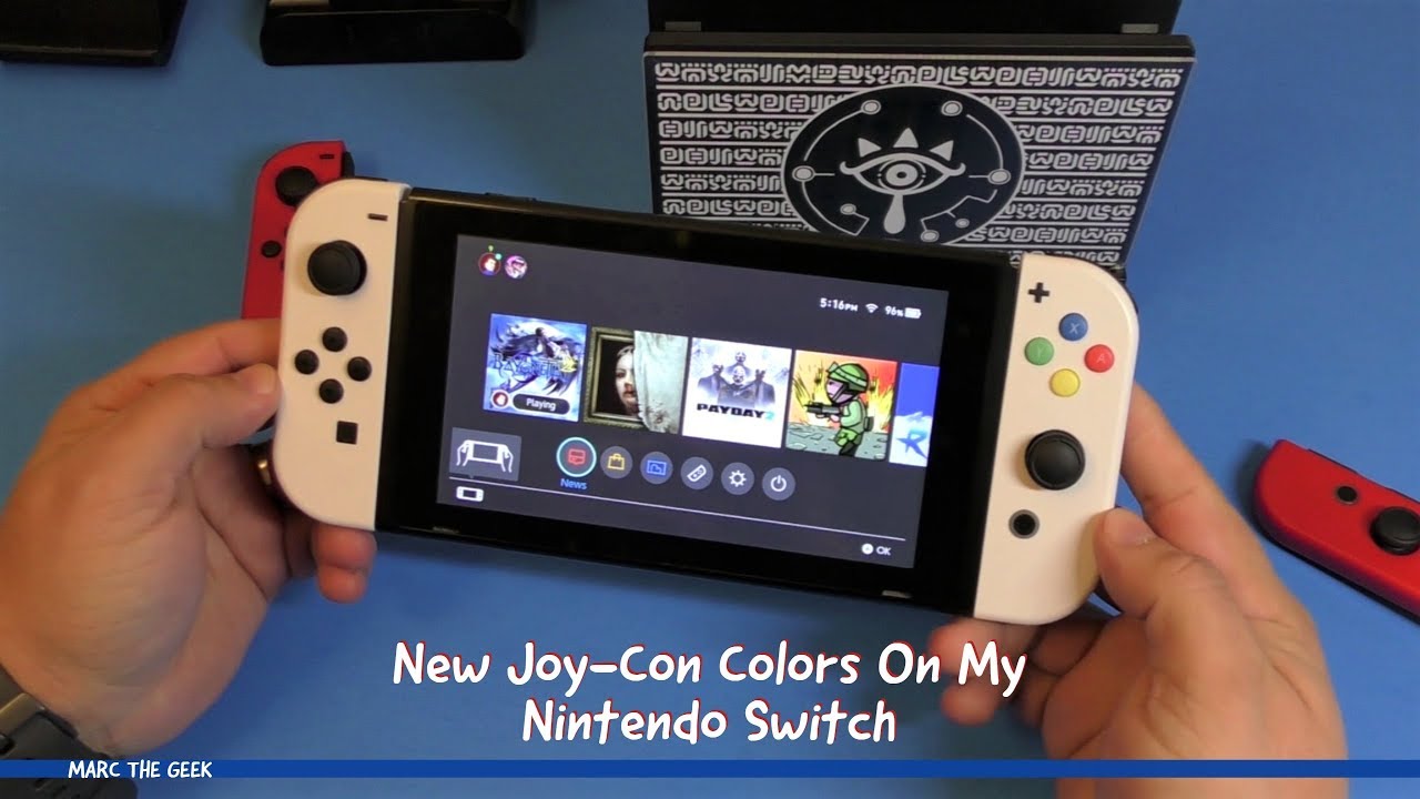 New Colors On My Nintendo - YouTube