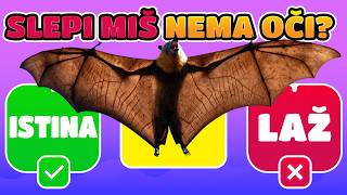 🐻Pogodi ŽIVOTINJU 🐊✅ ISTINA ili LAŽ ❌ | LepKo Kviz🐾