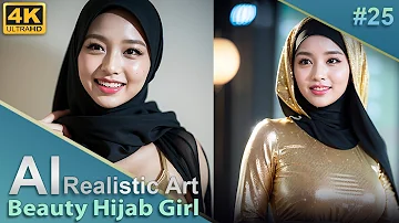 Ai Art - Beauty Hijab Girl  Lookbook #.25