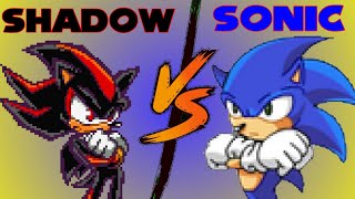 Sonic VS Shadow (sprite animation) #omegacollab