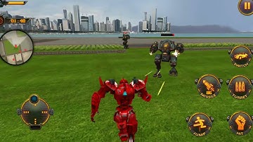 Robot Car War Transform Fight #02 - Android Best Robot Gameplay