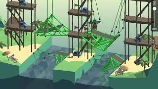 Poly Bridge- The Two Towers- 3 Stars